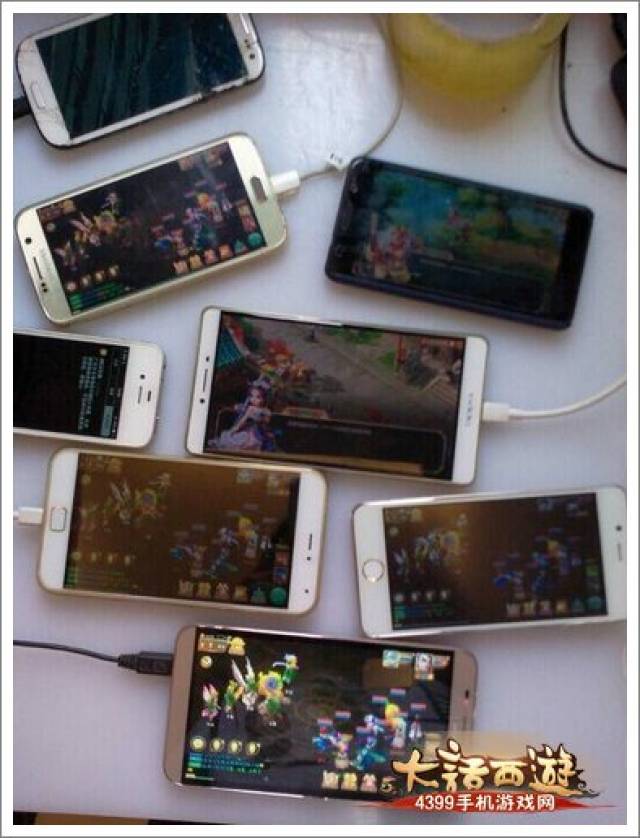 什么牌子的手机都有了!