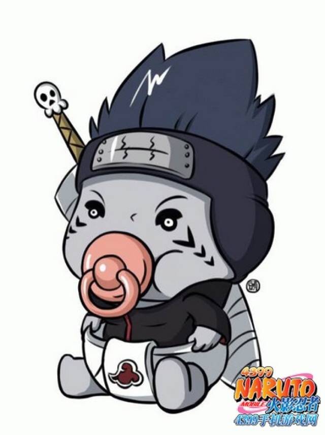 晓组织婴儿肥 火影忍者手游婴儿版晓组织成员图