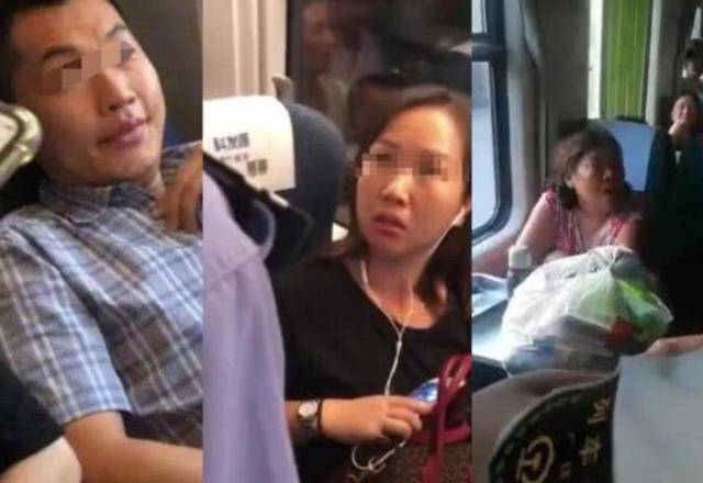 男子地铁横躺座椅 高铁霸座男到霸座姐霸座婶