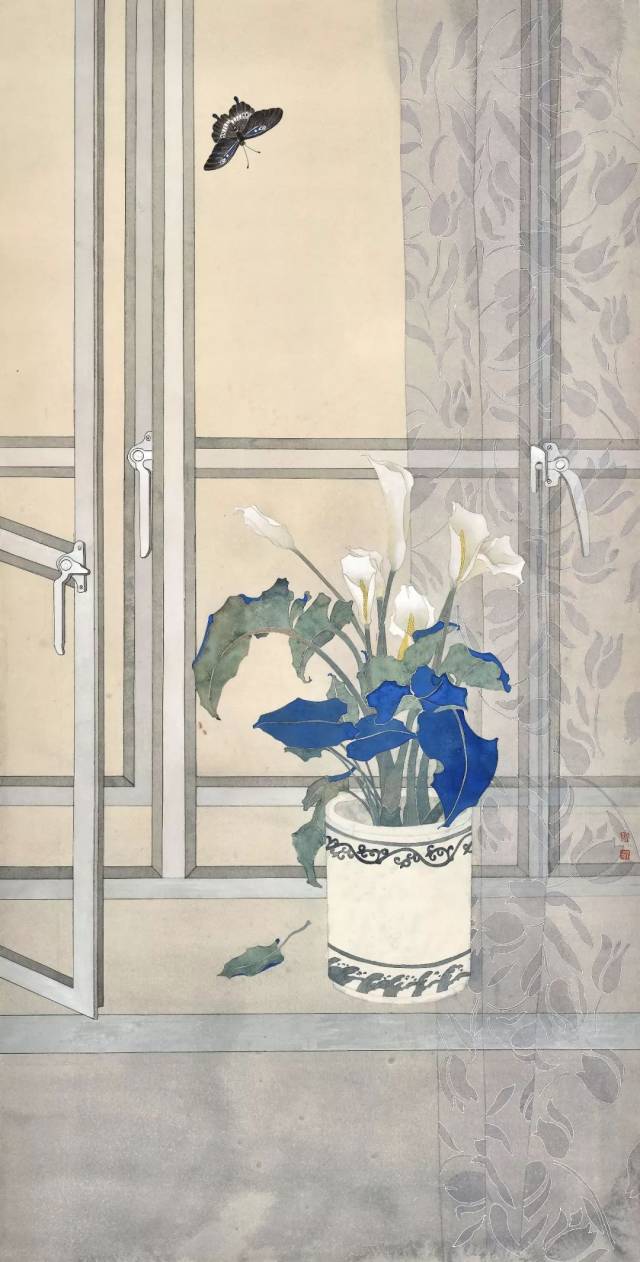 韵味无穷|周洪芳工笔重彩国画作品赏析