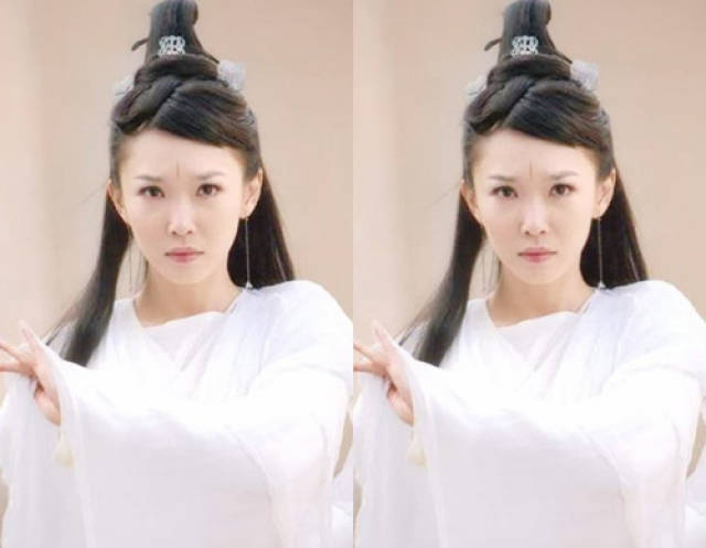 范文芳在《奔月》中饰演的嫦娥,这版嫦娥不太常见,不过范文芳美貌撑住