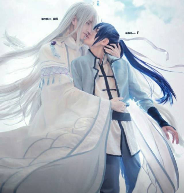 当两位情侣小哥哥cos《魔道祖师》后,忘羡很配神还原,图8最虐