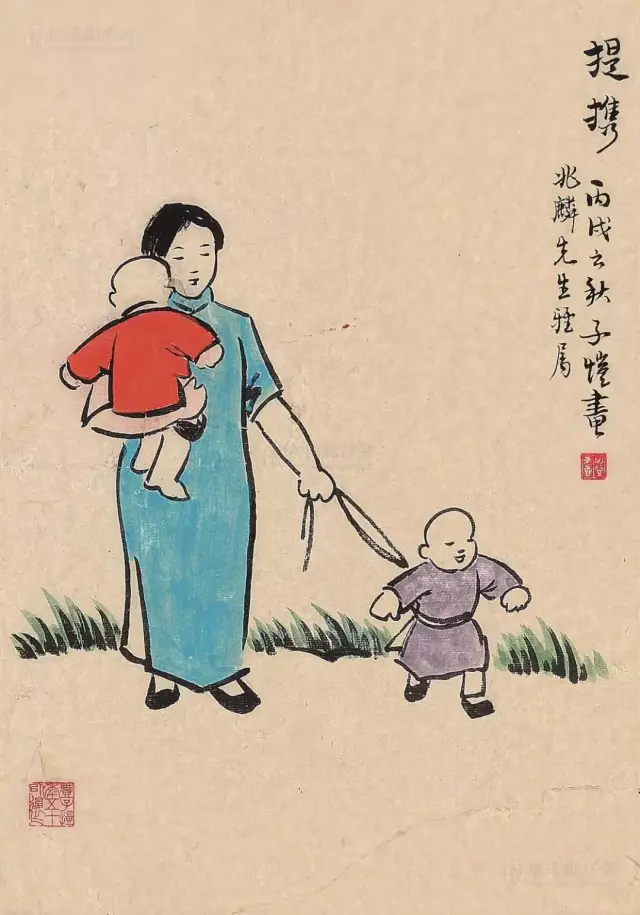 丰子恺6幅漫画,直戳中国教育痛点