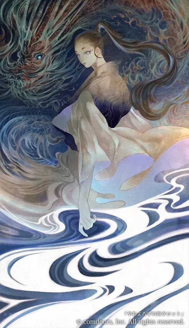 日本小哥笔下仙气飘飘的古风插画,治愈人心,画风美哭!