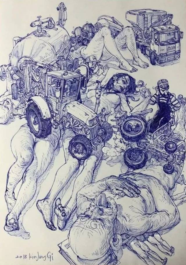 金政基:我每天花12小时绘画,人们却用"天才"两个字掩盖了我所有的努力
