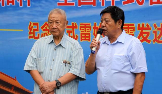 横店圆明新园设计师张先春,样式雷家族后人雷章宝2018年9月10日,为