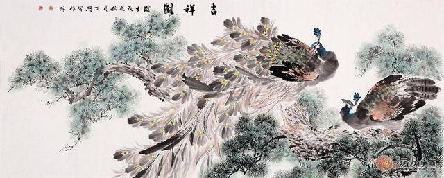 现货#美美哒招财真钱币挂画#富贵呈祥#孔雀图🦚🦚🦚🦚 18个国家