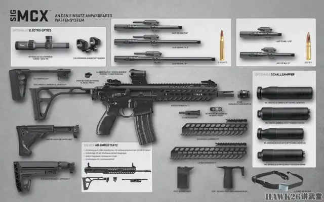 在2016年iwa现场,可以看到一支配备了这样的组合的hk416步枪.