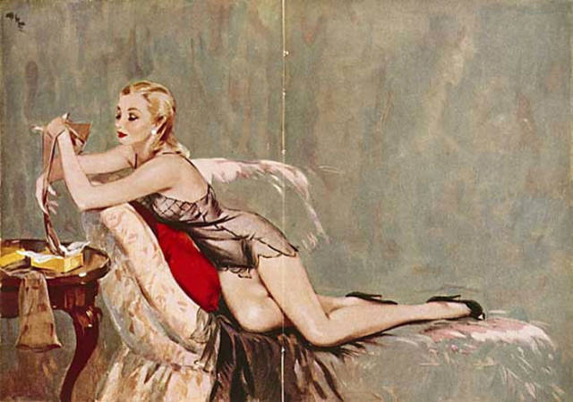 英国插画艺术家笔下的性感女郎