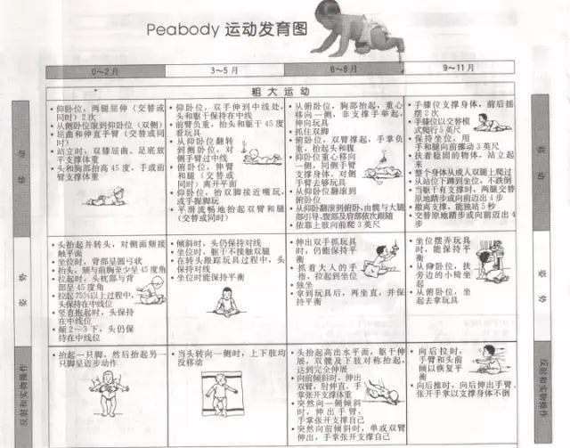 peabody运动发育图
