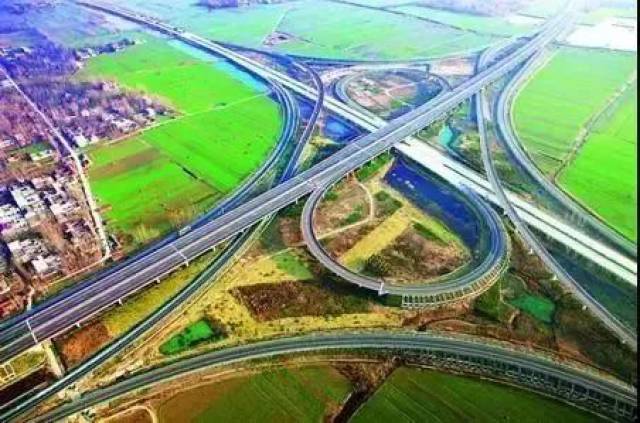 五路交会的铁路网 井字形高速公路 合淮阜,阜亳,阜六,界阜蚌高速公路