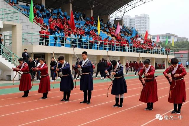 2018榆次二中秋季校运会盛大开幕!高清图片!