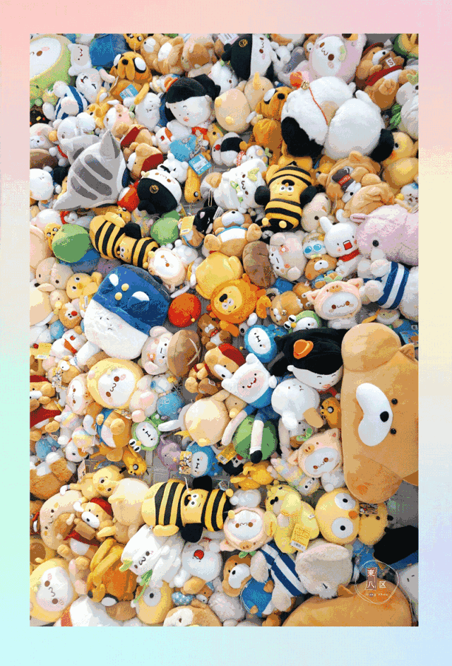 蠢萌的旱獭,q弹的破耳兔,软糯的长草颜团子 上百款正版娃娃,夹到就是