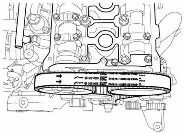 传祺ga5正时皮带安装图图片