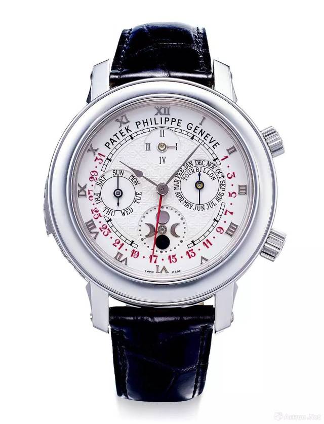 百达翡丽5002p铂金双表盘腕表