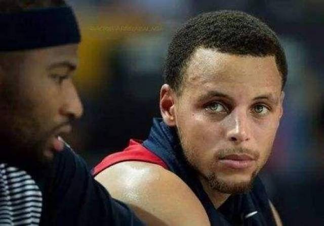 从nba球星的眼睛看出气势?老詹场下很慈祥,库里一双清澈大眼