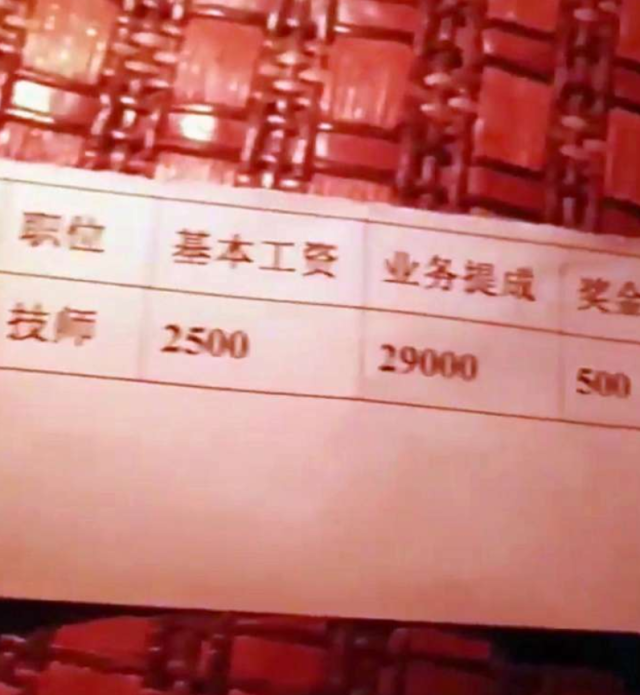 女子在休闲会所当技师晒出工资条, 网友羡慕: 一个月顶我一年工资