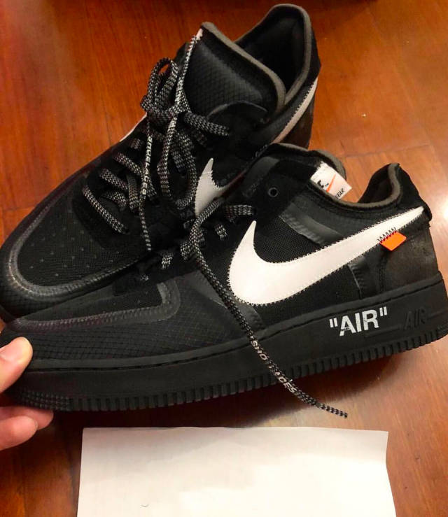 这款黑色off-white x nike air force 1,细节和发售也来了!