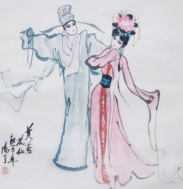张鸿奎国画人物:绘画与戏曲合璧,法度与气魄辉映