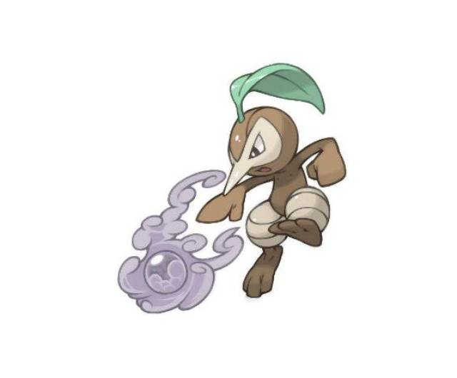 长鼻叶和橡实果相比进化前后差别还是很大的,进化之后的长鼻叶有着