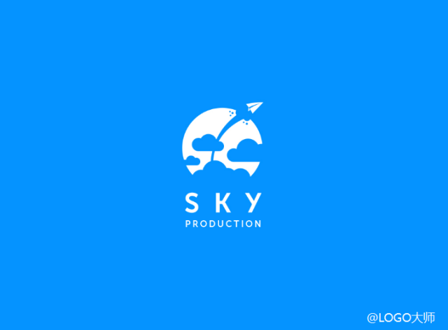 纸飞机主题logo设计合集鉴赏!