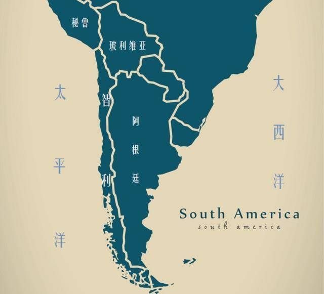 智利的地理位置图片