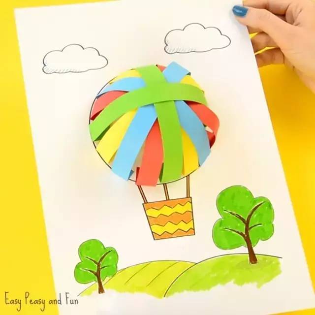 幼儿园纸条手工,让幼儿园手工课不再单调!