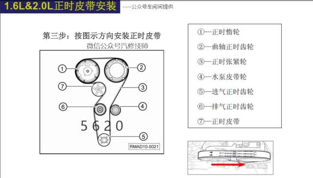 传祺ga3正时记号图图片