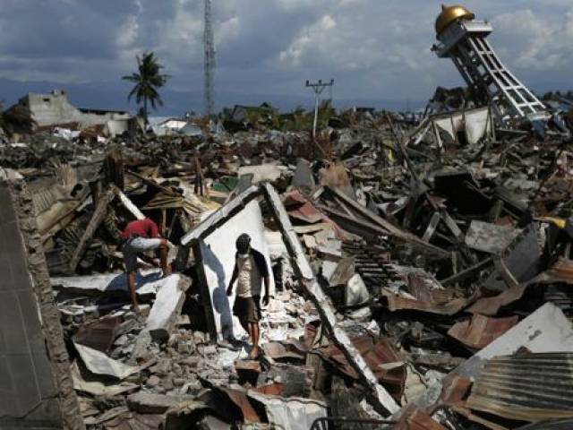 印尼地震海啸灾害遇难人数上升至1763人 恐至少5000人失踪
