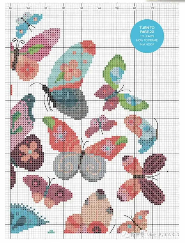 一些可绣在家居小物和饰品上的十字绣图集: 如果在篮子上刺绣, 随时