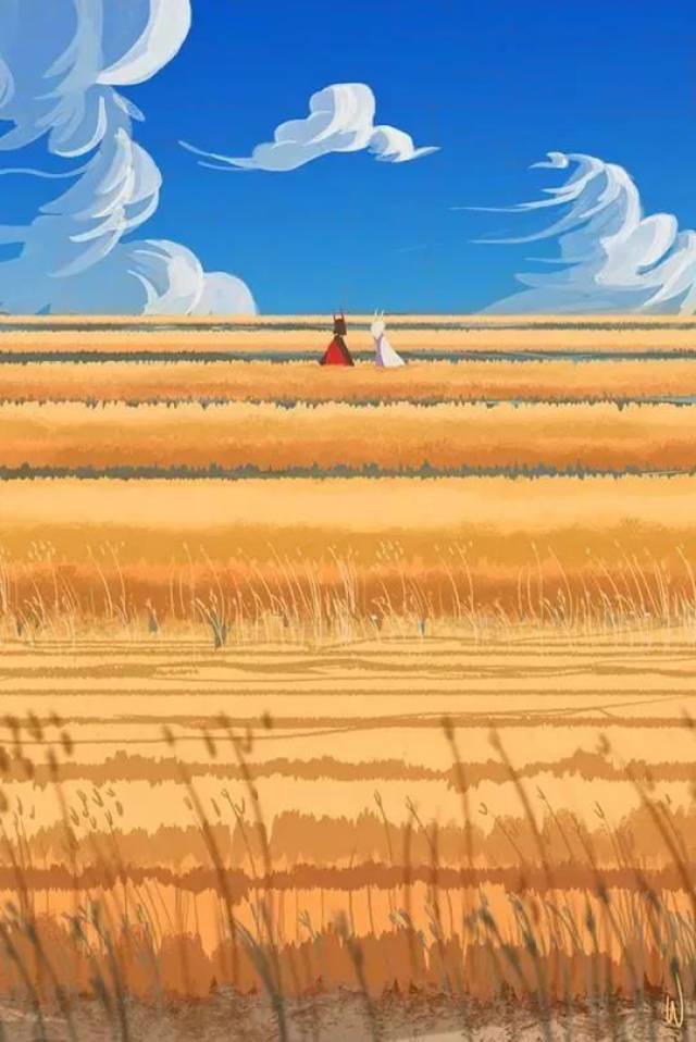 极具东方韵味,澳大利亚插画师carolyn gan用唯美色彩构图打造意蕴插画