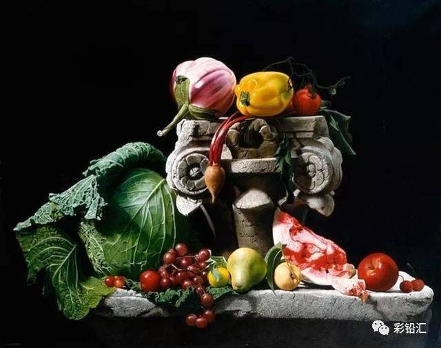 呼之欲出的静物：可以和冷军一比高下的意大利超写实画家作品_油画界