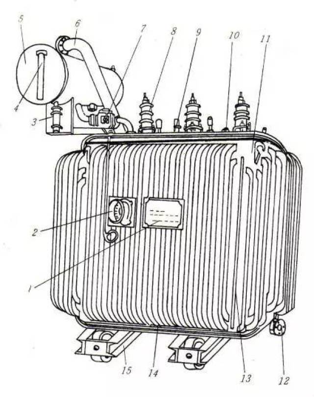 油浸式电力变压器部件_中频变压器中频变压器_变压器结构分类