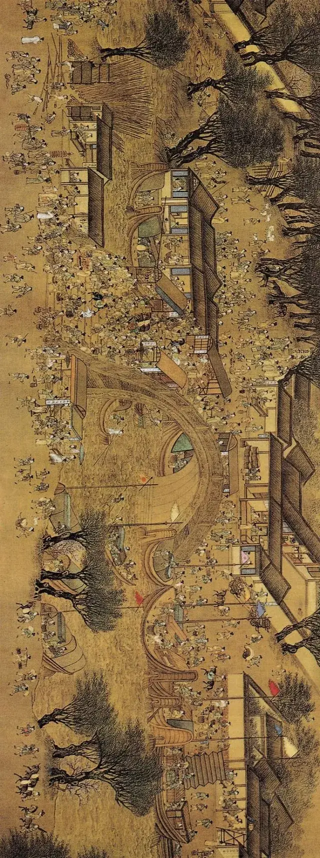 无论是画幅还是内容,《清明上河图》都气势非凡,在长5.3米宽0.