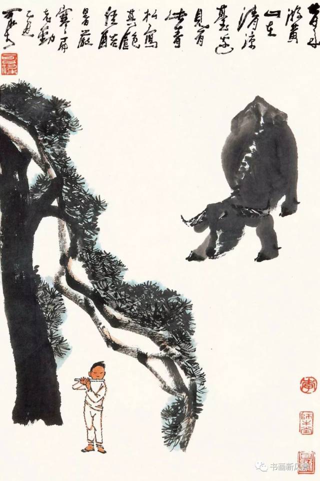 大师李可染《牧牛图》高清66幅！极品收藏！_搜狐网