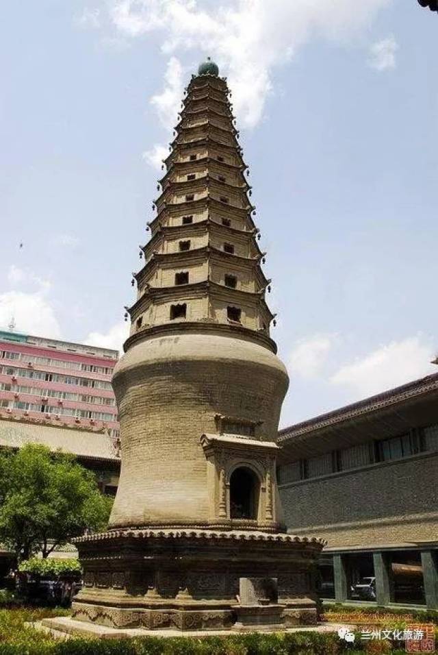 除了白塔寺,兰州市区还有一座历经400多年风雨的古塔