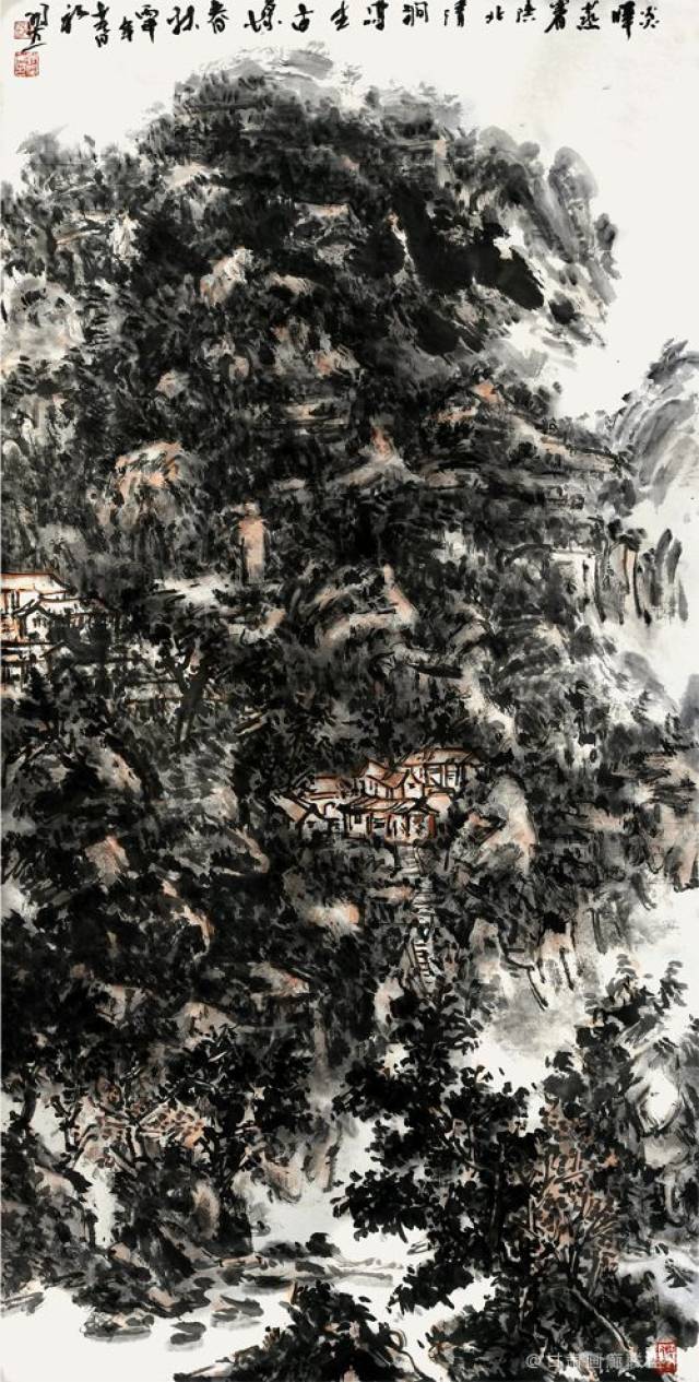 笔墨表达的精神——段新明的山水画