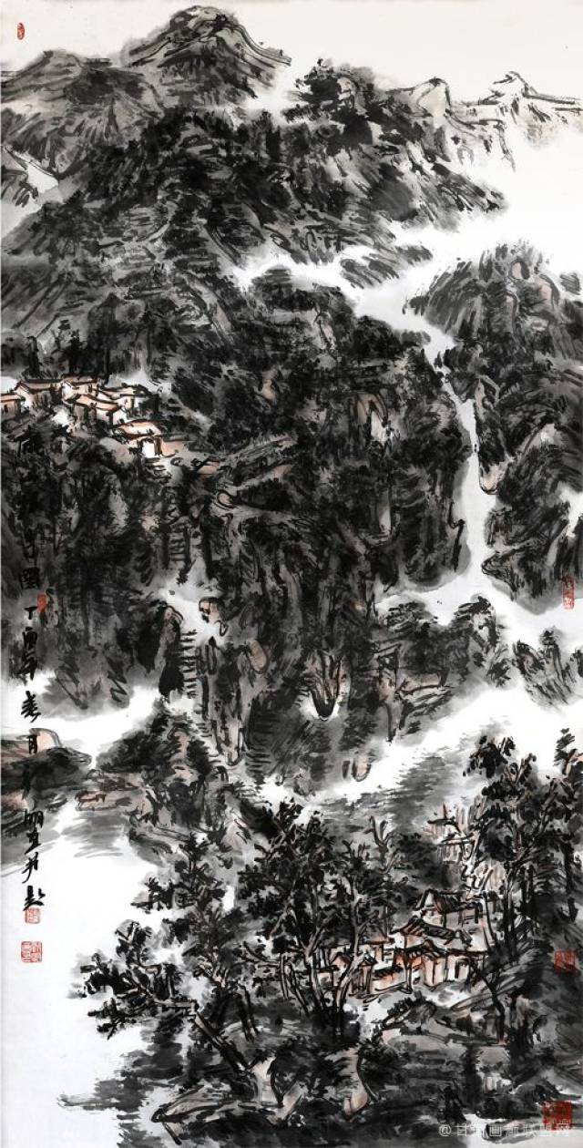 笔墨表达的精神——段新明的山水画