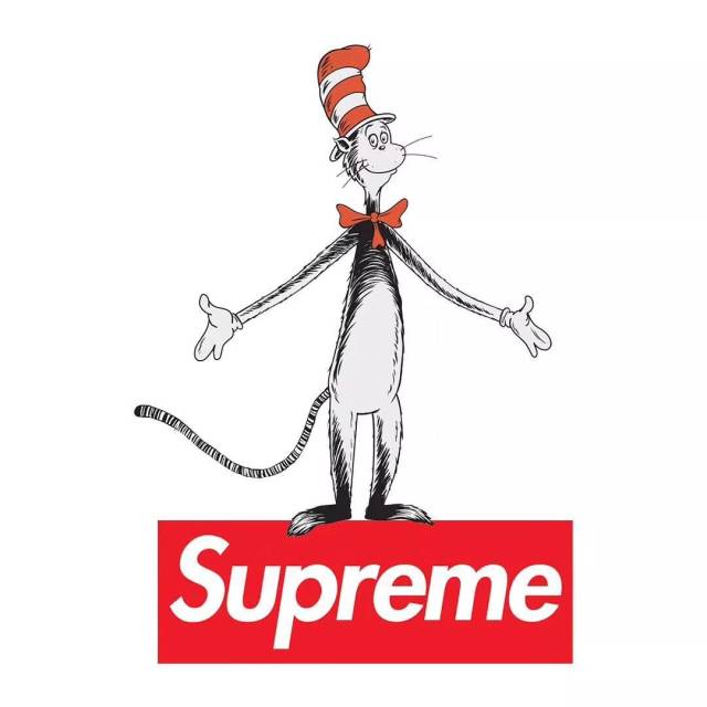 苏斯博士和他《帽子里的猫》| supreme新季度中颇受瞩目的设计及艺术