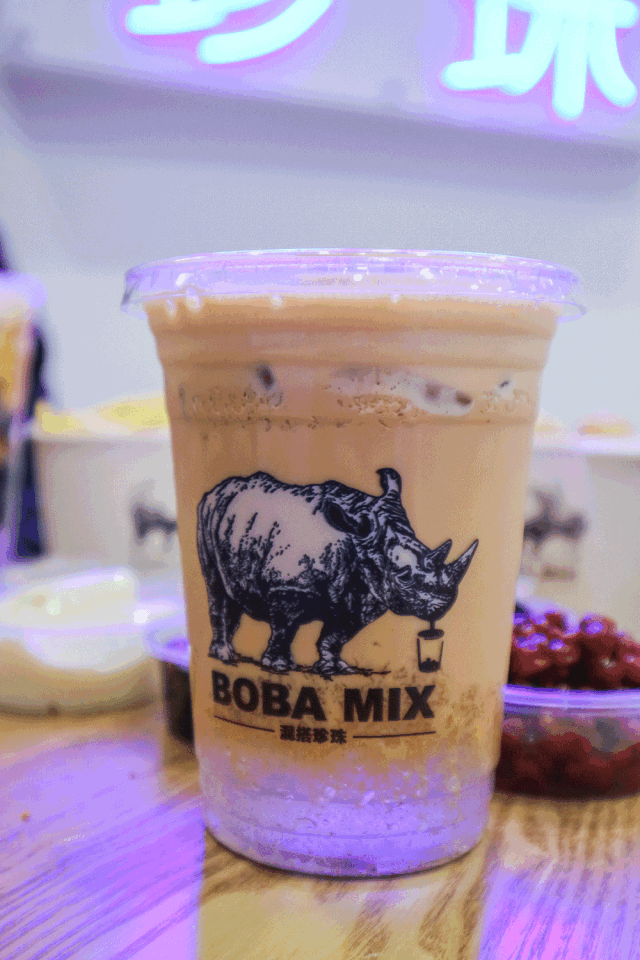 属于boba mix独一无二的美式经典奶茶.