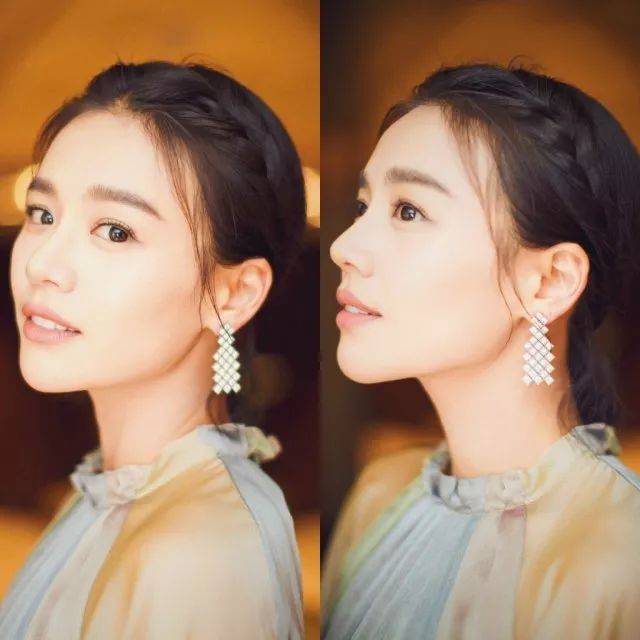杨幂颖儿同款少女编发超级温柔又减龄分分钟c位出道