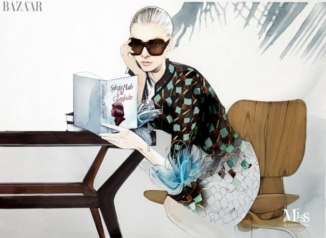 画出来的时髦女人:时尚插画家笔下的穿搭教科书