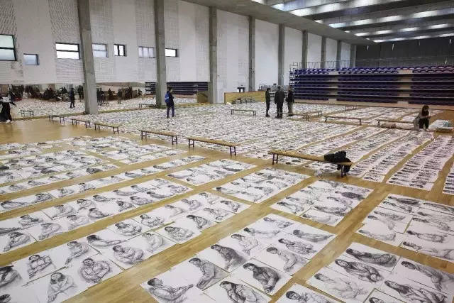 【直击现场】---中国美术学院扫雷式校考阅卷!