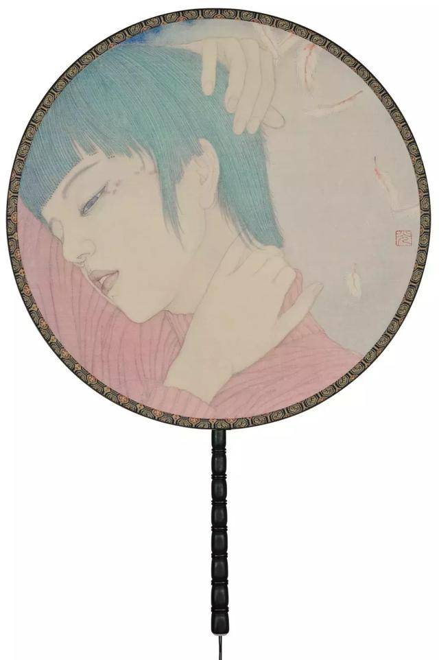 吴荣光 宫扇 2018年 自藏 女性战争画家      声明:该文观点仅代表