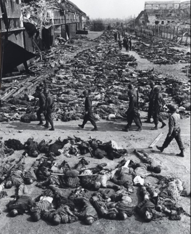 1945年4月,当盟军解放德国诺德豪森集中营时,到处都是被德国纳粹处死