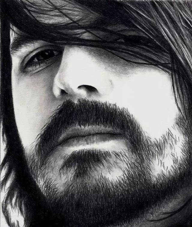 好莱坞明星肖像铅笔画欣赏