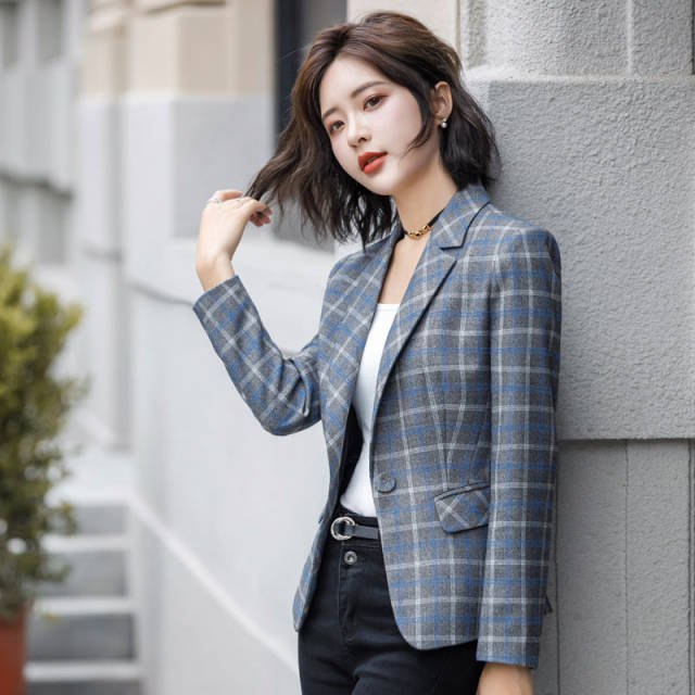 西装外套这样穿,让你秒变韩国小姐姐,回头率百分百