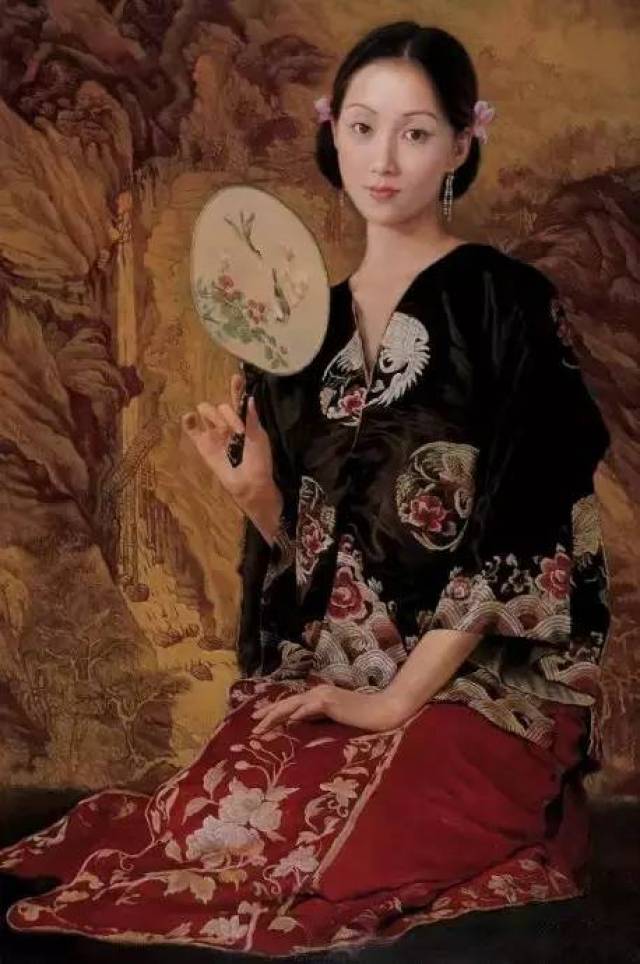 陈逸飞画中的中国美人_搜狐网