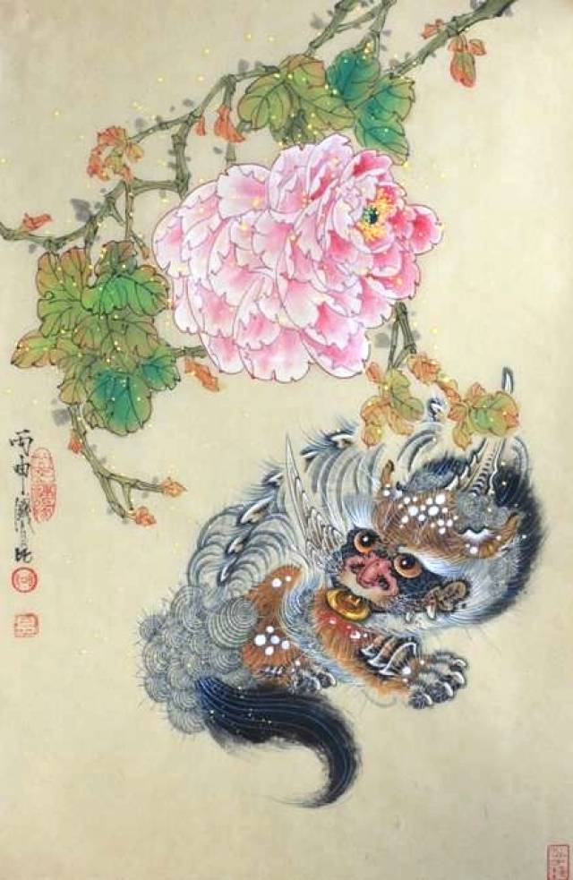 钱昆貔貅画图片