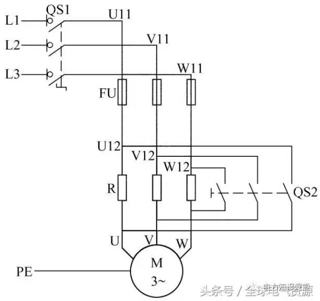 三线降压线电路图解图片